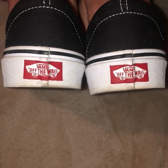 Black Classic Slip-on Vans - Picture 6 of 6